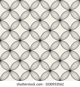Vector seamless lattice pattern. Modern stylish texture with trellis. Repeating geometric grid. Simple graphic design background. 