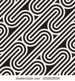 Vector seamless lattice pattern. Modern stylish texture with monochrome trellis. Repeating geometric grid. Simple graphic background. 