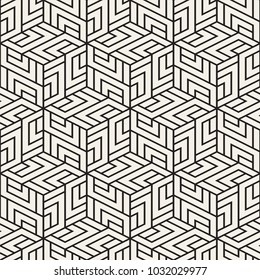 Vector seamless lattice pattern. Modern stylish texture with monochrome trellis. Repeating geometric grid. Simple design background.