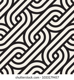 Vector seamless lattice pattern. Modern stylish texture with monochrome trellis. Repeating geometric grid. Simple graphic background. 