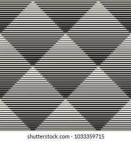 Vector seamless lattice pattern. Modern stylish texture with monochrome trellis. Repeating geometric grid. Simple graphic background. 