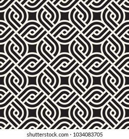 Vector seamless lattice pattern. Modern stylish texture with monochrome trellis. Repeating geometric grid. Simple design background. 
