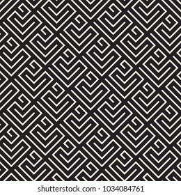 Vector seamless lattice pattern. Modern stylish texture with monochrome trellis. Repeating geometric grid. Simple design background.
