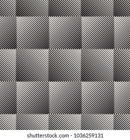Vector seamless lattice pattern. Modern stylish texture with monochrome trellis. Repeating geometric grid. Simple graphic design background. 
