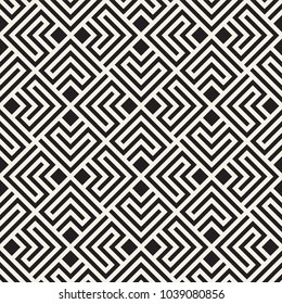 Vector seamless lattice pattern. Modern stylish texture with monochrome trellis. Repeating geometric grid. Simple design background.