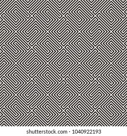 Vector seamless lattice pattern. Modern stylish texture with monochrome trellis. Repeating geometric grid. Simple graphic design background.