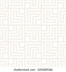 Vector seamless lattice pattern. Modern subtle texture with monochrome trellis. Repeating geometric grid. Simple graphic design background.
