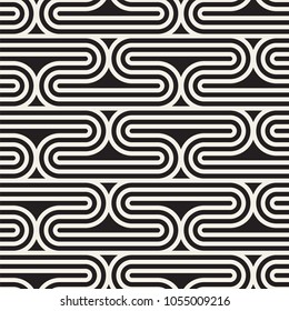 Vector seamless lattice pattern. Modern stylish texture with monochrome trellis. Repeating geometric grid. Simple graphic design background. 