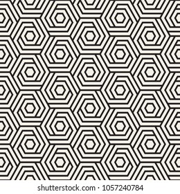 Vector seamless lattice pattern. Modern stylish texture with monochrome trellis. Repeating geometric grid. Simple graphic design background.

