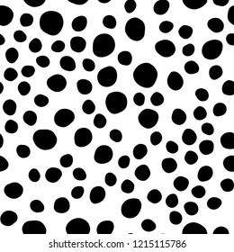 vector seamless layout with circle spots. Modern abstract illustration with colorful water drops. Design for textile, fabric, wallpapers.