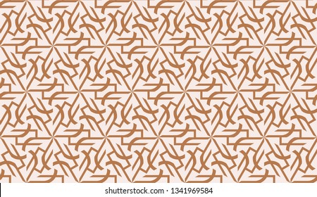 Vector Seamless layout with curved line, triangles. Abstract hipster pattern. For your wallpaper, advert, banner, poster