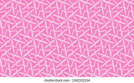 Vector Seamless layout with curved line, illusion triangles. Abstract hipster pattern. For your wallpaper, advert, banner, poster