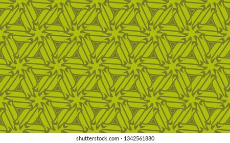 Vector Seamless layout with curved line, illusion triangles. Abstract hipster pattern. For your wallpaper, advert, banner, poster