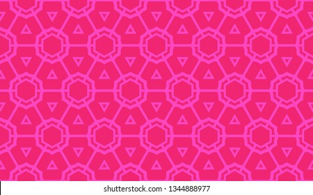 Vector Seamless layout with curved line, illusion triangles. Abstract hipster pattern. For your wallpaper, advert, banner, poster