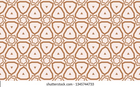 Vector Seamless layout with curved line, illusion triangles. Abstract hipster pattern. For your wallpaper, advert, banner, poster