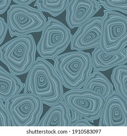 Vector seamless layout with unformed shapes. Colorful pebbles with shadow. Pattern for design of fabric, wallpapers. Wallpaper, floor, plaster.