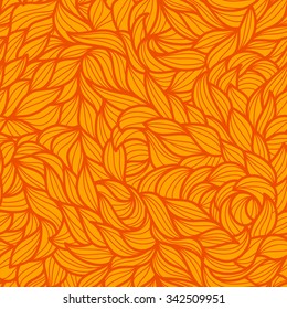 vector seamless leaf orange fresh color background