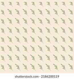 Vector seamless leaf pattern for fabric pattern, interior decoration,  Poster, Wallpaper, design banner background. EPS File