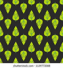 Vector seamless leaves pattern. Decorative illustration, good for printing.  
Colorful wallpaper vector. Great for label, print, packaging,fabric.