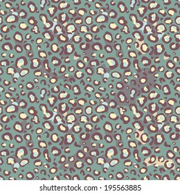 Vector seamless leopard pattern