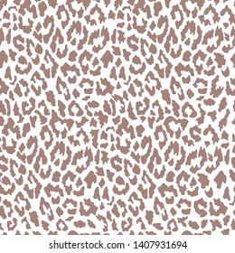 Vector seamless leopard pattern. Trendy background. Template for design, fabric, print.