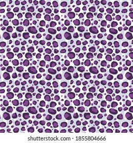 Vector seamless leopard purple pattern