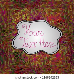 Vector. Seamless. Lettering on white, orange and red colors. Design letters. Simple Feminine Pattern for Card, Invitation, Print.