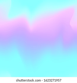 Vector seamless light pink and blue flowing pattern. Delicate iridescent abstract mesh background.