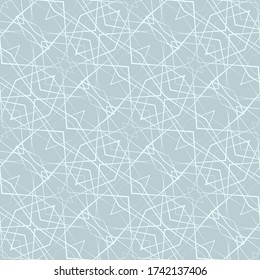 Vector seamless line geometric pattern