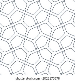 Cuadrícula entrelazada de línea sin fisuras del vector. Fondo blanco.