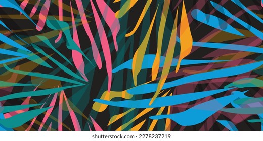 Vector seamless line modern fabric fashion style