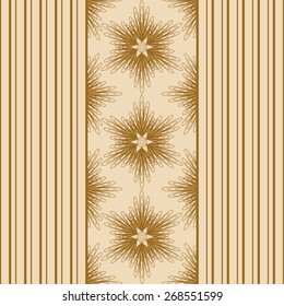 Vector seamless line pattern.Template for design cover