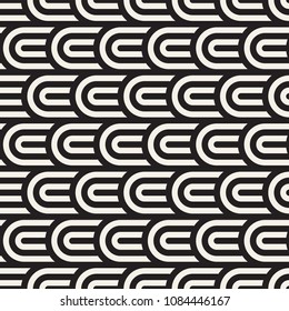 Vector seamless lines mosaic pattern. Modern stylish abstract texture. Repeating geometric tiles with stripe elements