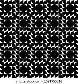 Vector seamless lines mosaic pattern. Modern stylish abstract texture. Repeating geometric tiles with stripe elements