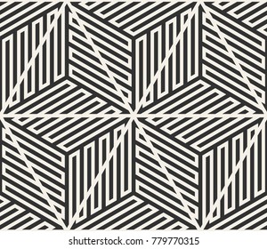 Vector seamless lines pattern. Modern stylish triangle shapes texture. Repeating geometric tiles from striped elements
