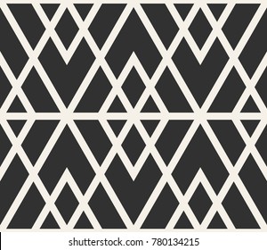 Vector seamless lines pattern. Modern stylish triangle shapes texture. Repeating geometric tiles from striped elements
