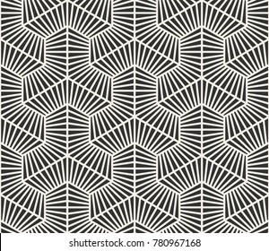 Vector seamless lines pattern. Modern stylish triangle shapes texture. Repeating geometric tiles from striped elements
