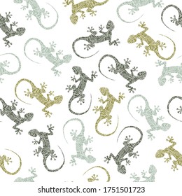 vector seamless lizard pattern. dinosaur cartoon , cartoon seamless pattern background. Talavera ornamental ceramic. Ethnic folk ornament.