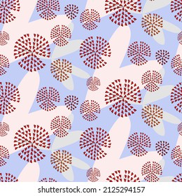 Vector seamless love symbol pattern, with stylish hearts