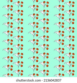 Vector seamless love symbol pattern, with stylish hearts and word "I Love You"