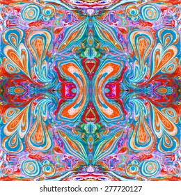 vector seamless marbled artwork ebru texture, ethnic abstract background 