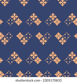 Vector. Seamless mediterranean geometric pattern in patchwork style. Talavera template. Portuguese Azulejo. Turkish decoration. Moroccan mosaic. Spanish porcelain. Ceramic dishes, folk ornament.