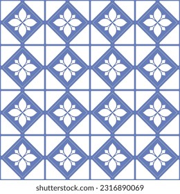 Vector. Seamless mediterranean geometric pattern, ornamental swatches. Talavera template. Portuguese Azulejo. Turkish decoration. Moroccan mosaic. Spanish porcelain. Ceramic dishes, folk ornament.