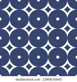 Vector. Seamless mediterranean geometric pattern, ornamental swatches. Talavera template. Portuguese Azulejo. Turkish decoration. Moroccan mosaic. Spanish porcelain. Ceramic dishes, folk ornament.