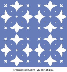 Vector. Seamless mediterranean geometric pattern, ornamental swatches. Talavera template. Portuguese Azulejo. Turkish decoration. Moroccan mosaic. Spanish porcelain. Ceramic dishes, folk ornament.