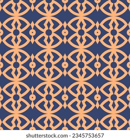 Vector. Seamless mediterranean geometric pattern, ornamental swatches. Talavera template. Portuguese Azulejo. Turkish decoration. Moroccan mosaic. Spanish porcelain. Ceramic dishes, folk ornament.