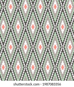 Vector Seamless Mexican Background. Ethnic Pattern. 