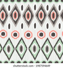 Vector Seamless Mexican Background. Ethnic Pattern. 