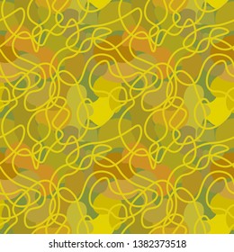 Vector seamless military  spots pattern