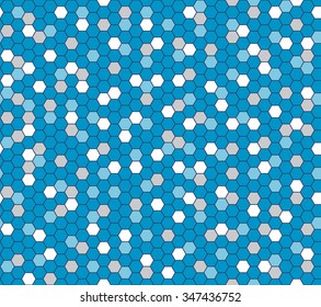 vector seamless minimalistic graphical geometric honeycomb pattern. modern, graphic, bright, sporty, simple, grid, maze, stylized camouflage background.